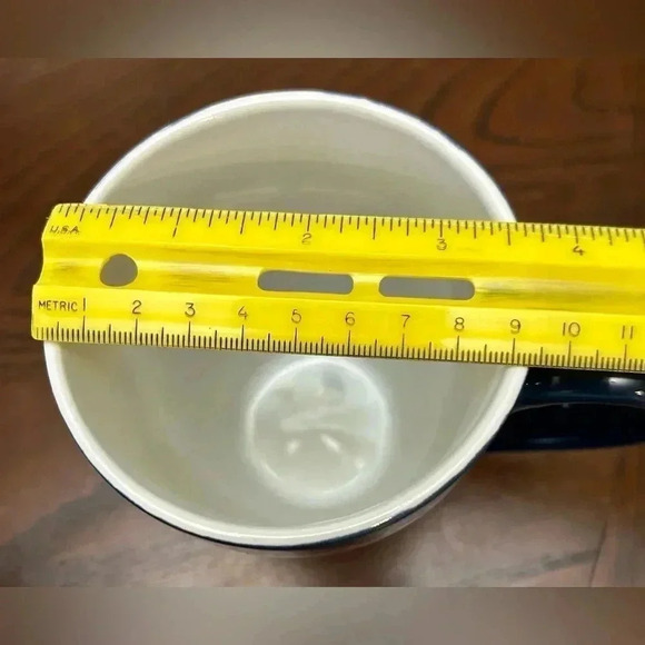 Belle Maison Blue with Pink flowers Coffee Tea Mug 14oz. EUC - Picture 8 of 8